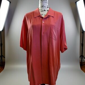 Tommy Bahama Men's Coral Button Down Shirt